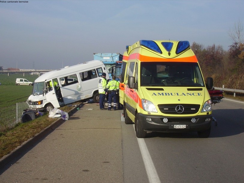 Accident sur l'A6
