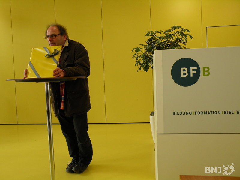 BFB Bienne lors de la remis du prix du bilinguisme