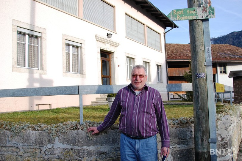 Charles Ramseyer quitte le bâtiment communal qu'il aura fréquenté durant quarante ans