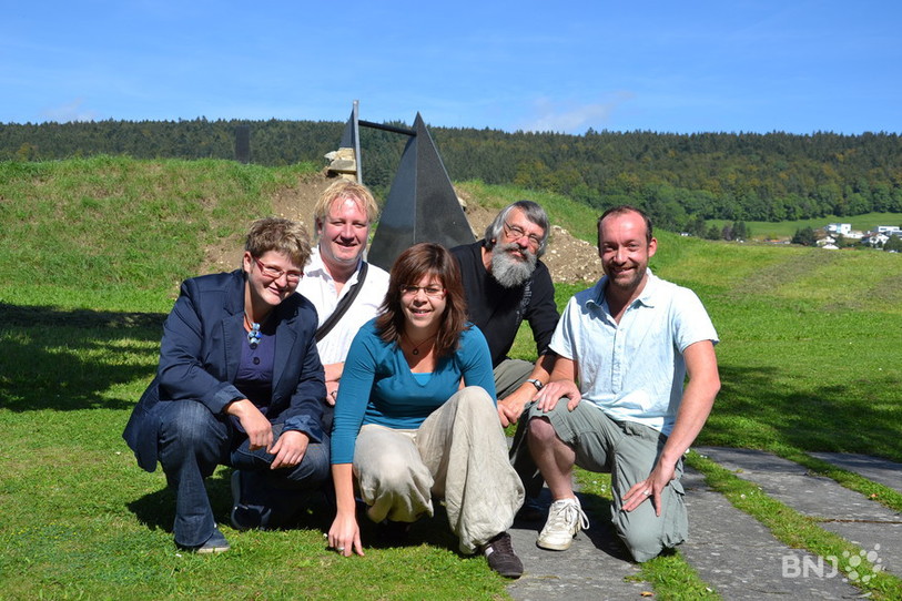 Le comité de l'association PROPAJ (de g. à dr.): Angélique Müller, Cyril Miserez, Annelaure Hiltpold, Martin Keller et Clovis Brahier
