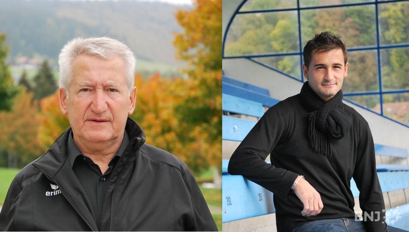 Michel Bourqui, président du FC TT, et Chico Moreno, entraîneur de la «deux» du FCM