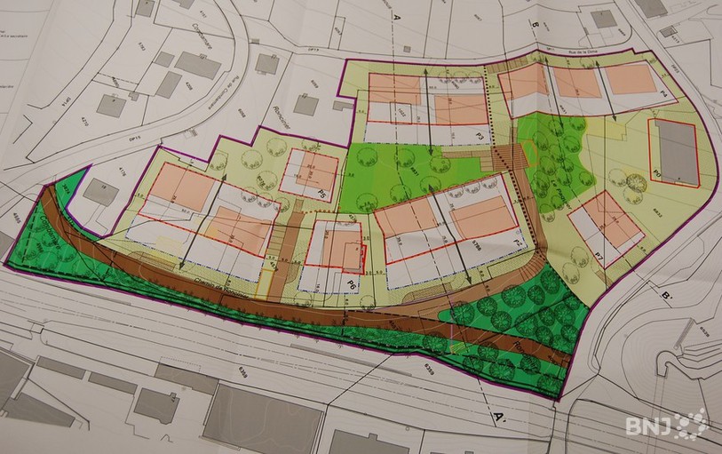 Le plan de quartier du Roncinier