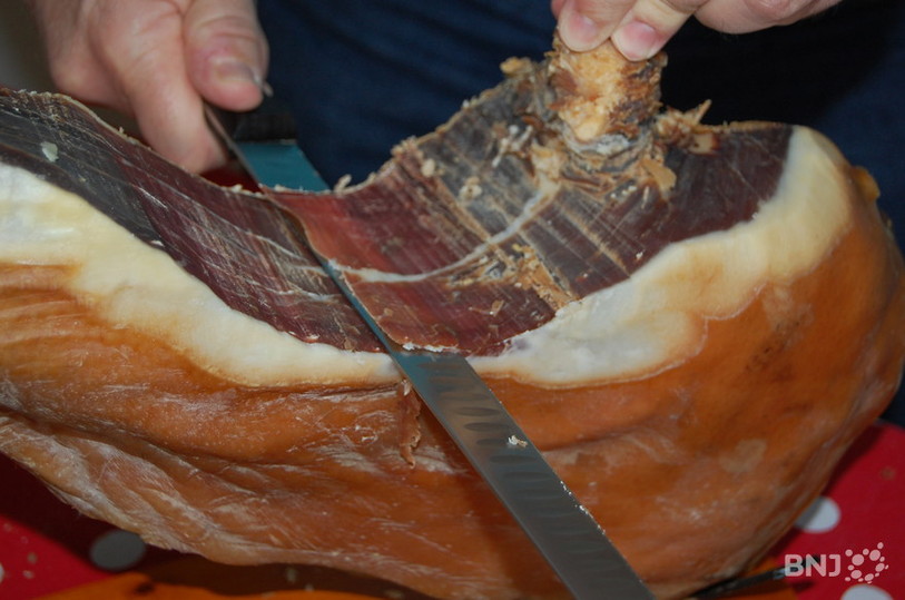 découpe du jambon
