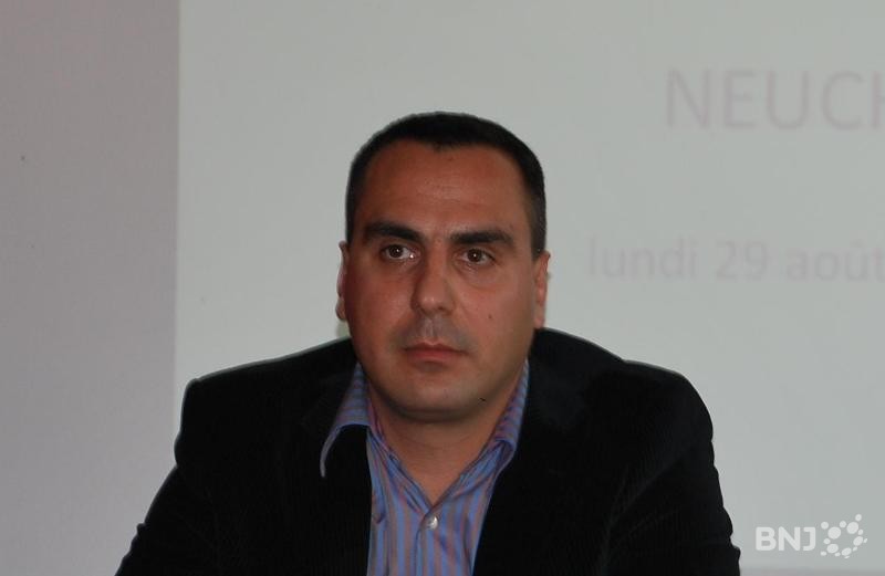 Islam Satujev, vice-président de Neuchâtel Xamax et bras droit de Bulat Chagaev. 