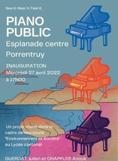 Piano public - Esplanade Centre Porrentruy