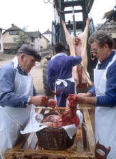 Image tiré du film de la RTS « La Saint-Martin, une fête ancestrale toujours présente »
