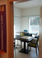 La salle à manger.