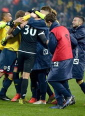 La joie des Sochaliens (photo : www.fcsochaux.fr)