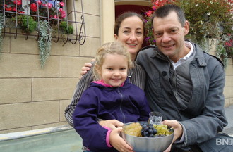 Giuseppe et sa famille qui a relevé le défi