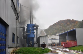 Incendie à l'usine Benteler à St-Ursanne
