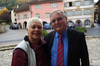 Jean Wenger, le président de la commune d'Hauterive