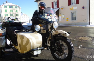 Philippe, le sympathique motard
