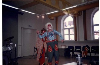 Alain à ses débuts en clown