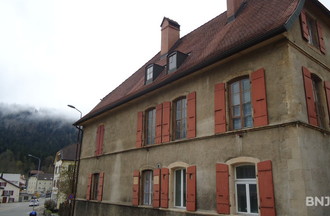 La fameuse maison rouge de Couvet