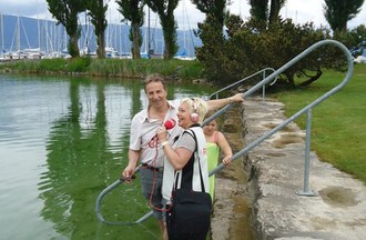 L'eau du lac était très agréable 