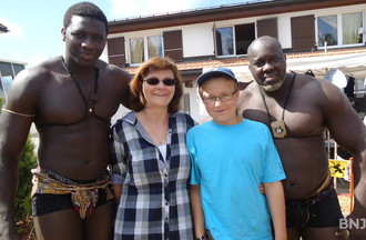 Nicole Hostettler et son fils Raphaël
