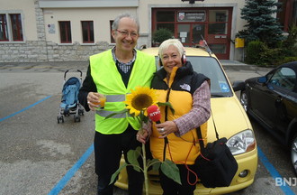 Le jaune à l'honneur dans le défi lancé par Florian