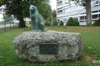 Le lynx, une sculpture de Robert Hainard