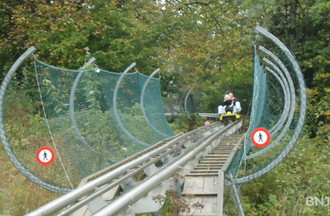 Grande émotion lors de la descente en luge Féeline, et en direct à la radio