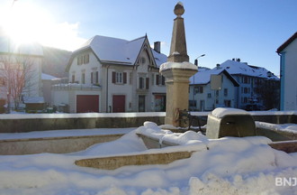 La fontaine qui a été mise en service en 1721