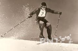 Zeno Colo, médaillé d'or en descente aux Jeux Olympiques de 1952 à Oslo