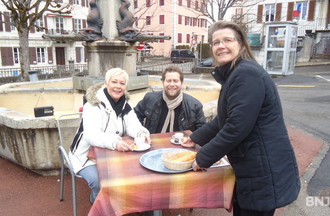 Merci a Huguette de nous avoir servi le petit déjeuner