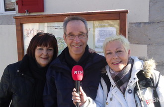 Jean-Maurice Gasser conseiller communal et Claudine Paris présidente de commune