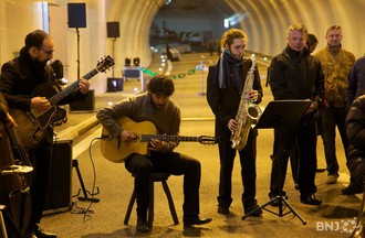 Gotan Project a animé l'inauguration.