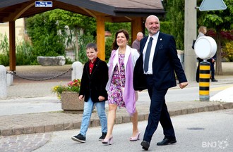 Eric Flury et sa famille