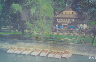 Photo de l'ancienne guiguette de la Tène