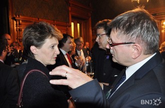 Simonetta Sommaruga et Charles Juillard