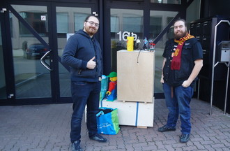 L'arrivée d'Eric & Alex à RTN