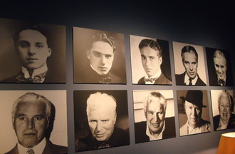 Photo que j'ai faite au musée Chaplin