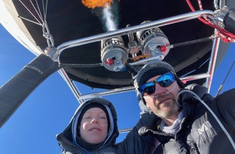 Ethan et son papa Pierrick