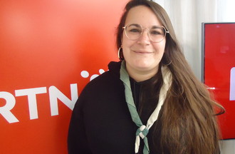 Tamara et son foulard de scout