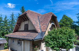 André Evard, Appartement Spillmann, Crématoire, Hôtel de Ville, L'Eplattenier, La Chaux-de-Fonds, Le Locle, Salon Bleu, Style Sapin, Urbanisme, Urbanismeme Horloger, Villa Fallet