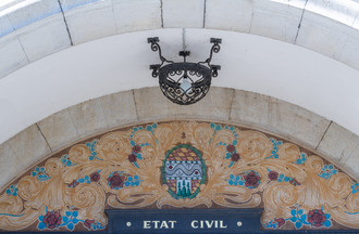 André Evard, Appartement Spillmann, Crématoire, Hôtel de Ville, L'Eplattenier, La Chaux-de-Fonds, Le Locle, Salon Bleu, Style Sapin, Urbanisme, Urbanismeme Horloger, Villa Fallet