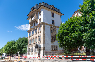 André Evard, Appartement Spillmann, Crématoire, Hôtel de Ville, L'Eplattenier, La Chaux-de-Fonds, Le Locle, Salon Bleu, Style Sapin, Urbanisme, Urbanismeme Horloger, Villa Fallet