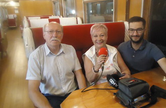 Jacques Descombaz membre de VVT et Pablo Hoya vice-président de l'association