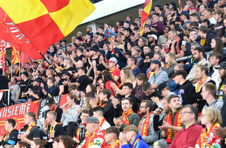 Les supporters seelandais...