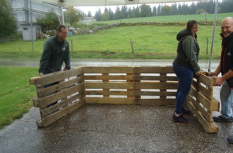 Préparation du but pour le défi