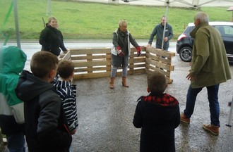 Le défi de Florian, être une gardienne 