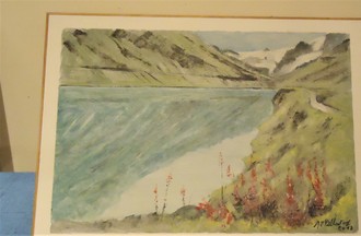   Le lac de Moiry