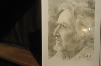   Autoportrait au fusain 
