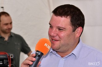 Damien Chappuis, maire de Delémont