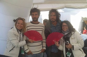  Fréro Delavega et les deux Nathalie de la radio