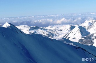 Vue du domaine "Glacier 3000"