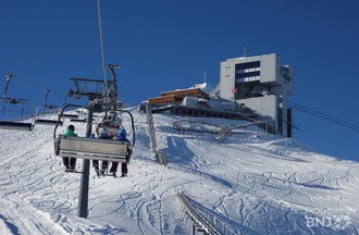 Vue du domaine "Glacier 3000"