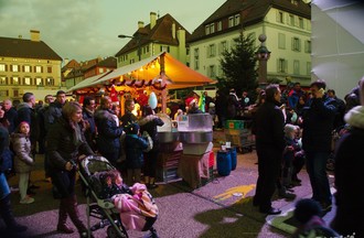 Fête de la St-Nicolas à La Chaux-de-Fonds.