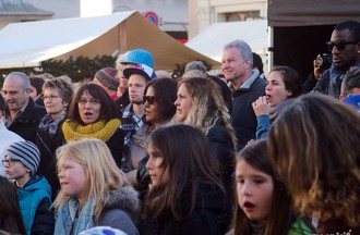 Fête de la St-Nicolas à La Chaux-de-Fonds.